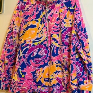 Lilly Pulitzer Pink and Blue Floral Top